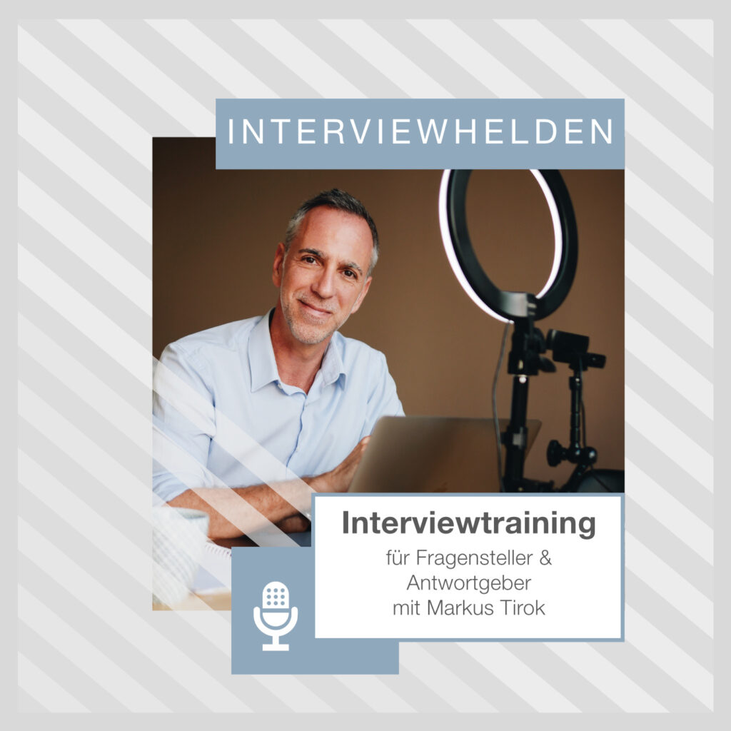 Podcastcover vom Interviewhelden Podcast von Markus-Tirok