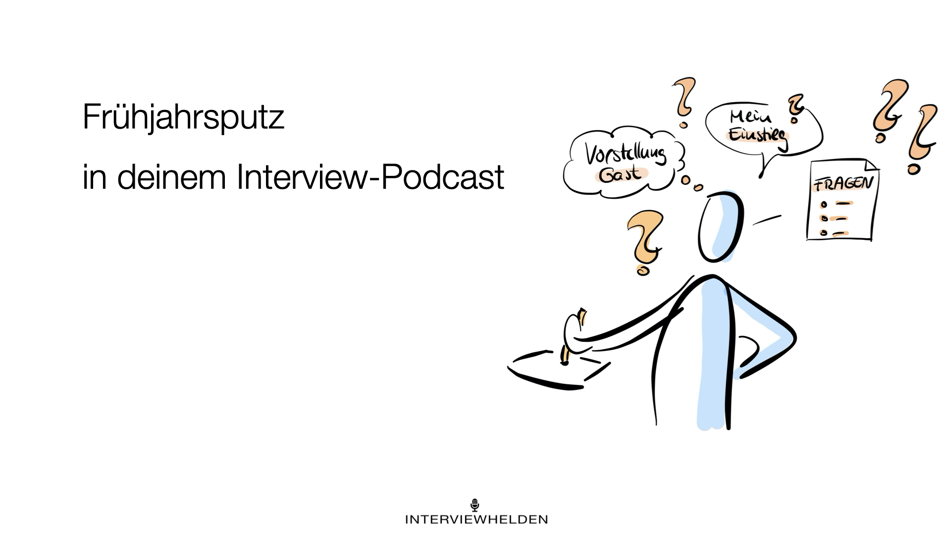 Überprüfe einmal deinen Podcast und finde heraus, was du künftig optimieren möchtest.