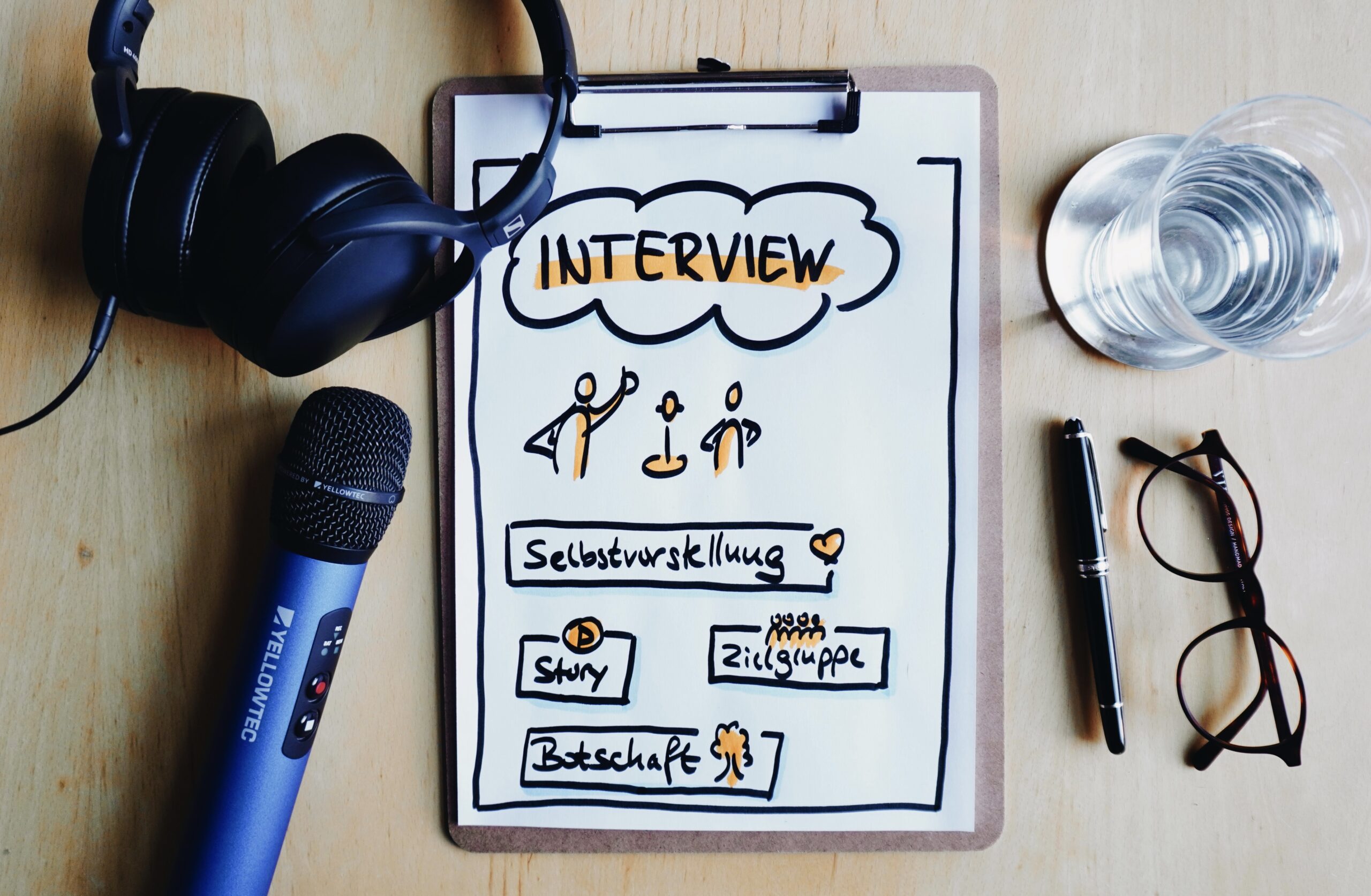 Titelbild Wie bereite ich mich als Interviewgst auf ein Interview vor
