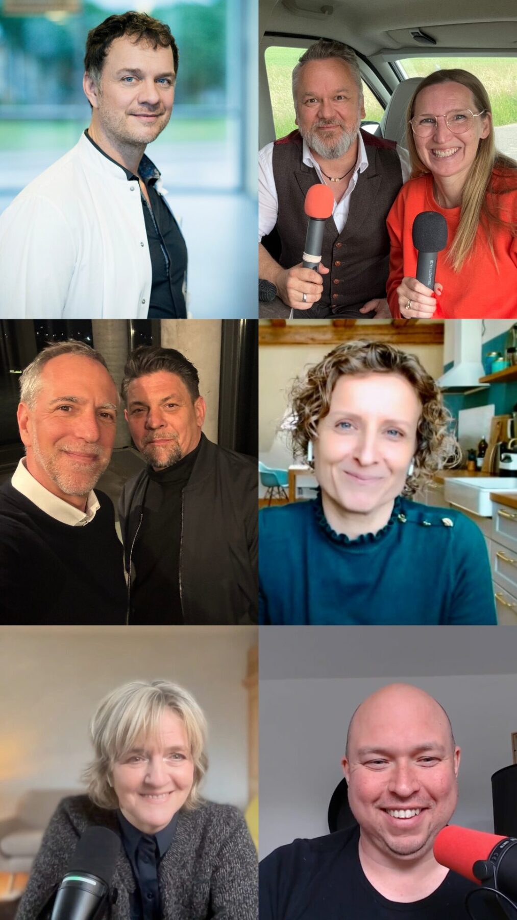 Tolle Interviewgäste, mit denen ich Gespräche führen durfte. Prof. Dr. Volker Busch, Franca Cerutti und Christian Weiß, Tim Mälzer, Sandra Holze, Kerstin Müller und Gordon Schönwälder. 