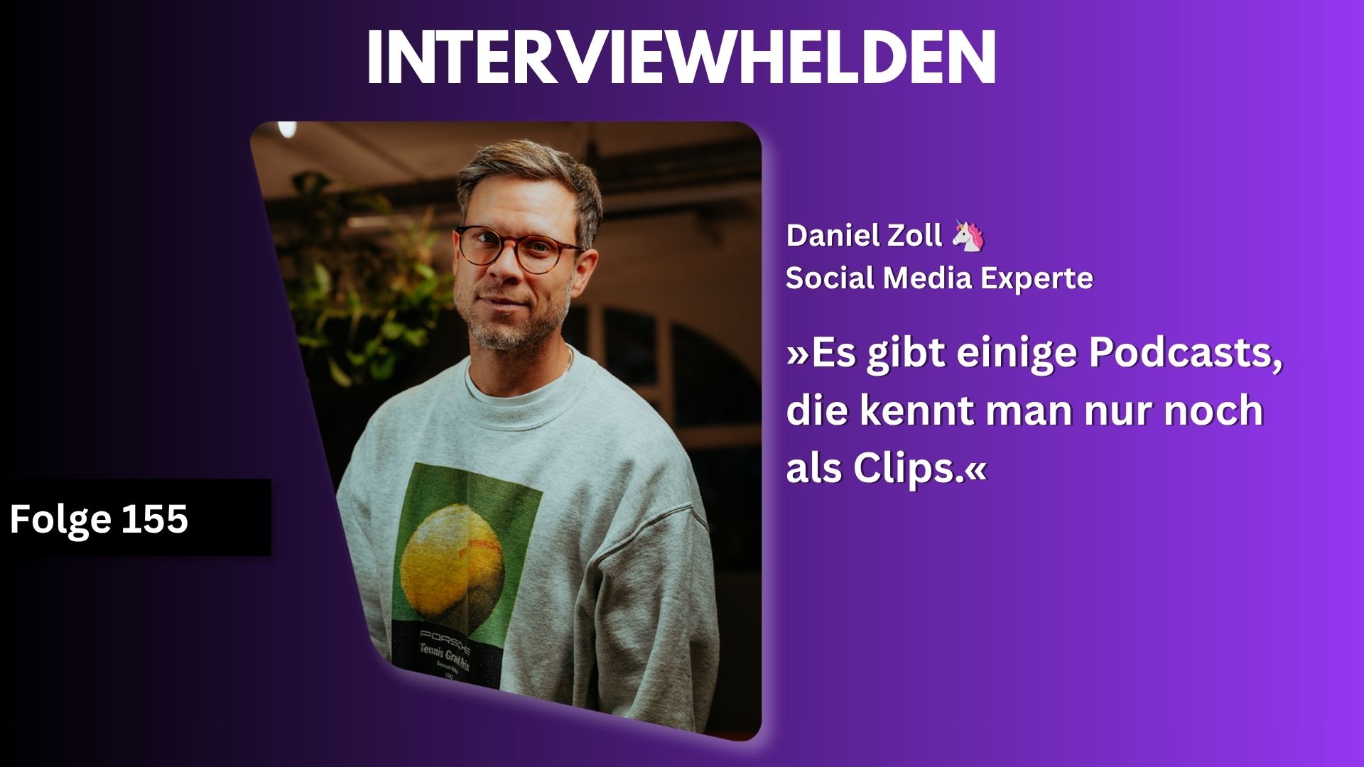 Daniel Zoll zu Gast im Podcast Interviewhelden